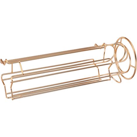 Boîte de rangement pour capsules de café en fil de fer, pour 18 capsules, couleur or. (1/5)