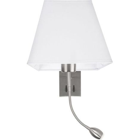 [GEBRAUCHT] B-Ware Nova Luce Wandleuchte Wandlampe VALENCIA LED E27 Chrom Warmweiß mit Leselampe 3W (1/2)