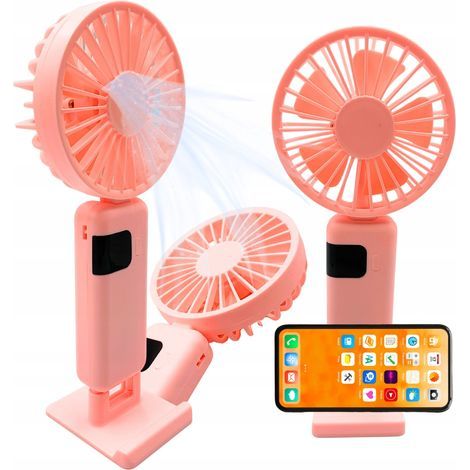 Mini-Tischventilator, leise, faltbar, leistungsstark, 3000 mAh, USB-C (1/5)