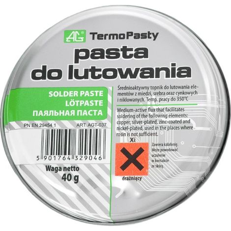 Pâte à souder thermoplastique AGT-037 AG