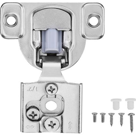 Mophorn Schrankscharniere, 50 Packungen, 105 Grad Soft Close für gerahmte Schränke, 2.8„“ x 2.2„“ x 0.7„“ / 71 x 57 x 18 mm