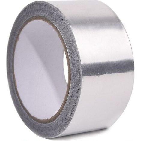 Aluminium-Klebeband, 25 mm x 50 m, hochtemperaturbeständig, hitzebeständig, Wartungswerkzeuge (1 Stück)