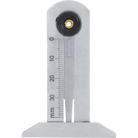 Jauge de Profondeur de Sculpture Pneu en Acier Inoxydable - Outil de Mesure Précision 0-30mm (1/5)