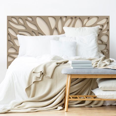 Papier peint tête de lit, pré-encollé, chêne, bois, beige, nature, arbre, 83 cm X 160 cm (1/5)