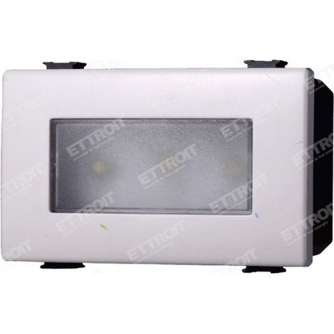 ETTROIT MT86306 Plaque Aluminium Série Solaire 3P Couleur Argent Compatible avec Bticino Matix