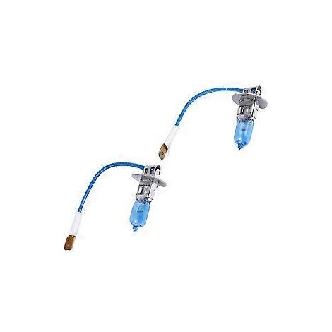 2 Stück DC 12V 55W H3 Superweiße Halogen-Nebelscheinwerferlampe