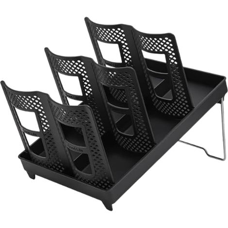 Générique Organiseur de porte-gobelets, support de rangement pour tasses à café, antidérapant, 6 emplacements, solution de tablette permettant d'économiser de l'espace, organisateur de cuisine robuste
