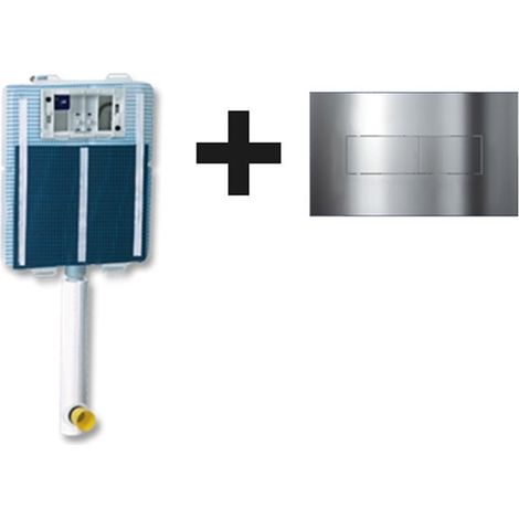 Kit completo di cassetta incasso Idea e placca cromo di Its