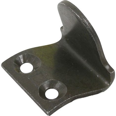 Afbat – Butée basse pour persiennes – Acier noir pré-peint – Dimensions 30x30mm – Pour fixation durable et esthétique