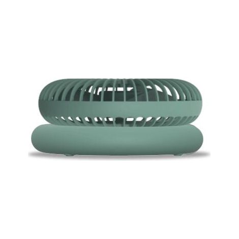 Faltbarer USB-Ventilator, Mini-Leiseventilator, Tragbarer USB-Ventilator Leise 3-Gang-Einstellbarer USB-Ventilator, USB-Ventilator für Camping, Büro, Sport, Reisen, USB-betrieben (Grün)