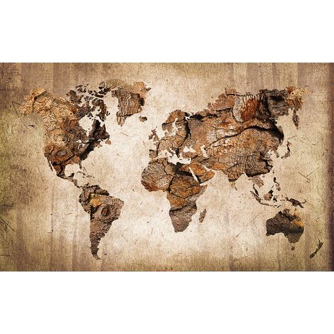 Affiche brown map, 60x40cm - made in France (1/5)
