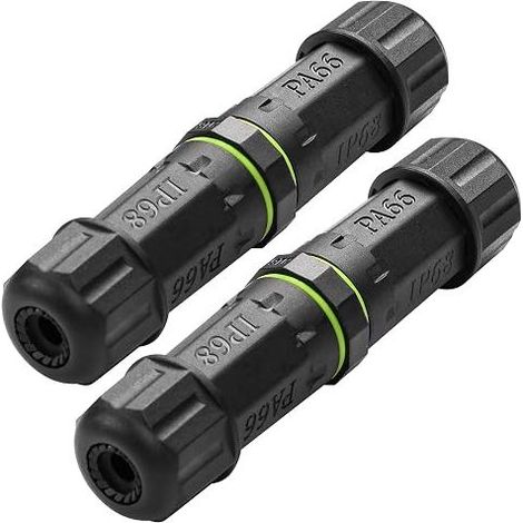 Wasserdichter Stiftverbinder, wasserdichte Kupplung für Außenkabel, kompatibel mit Kabeln mit 3,5-10 mm Durchmesser für Außenwerbetafeln (1/5)