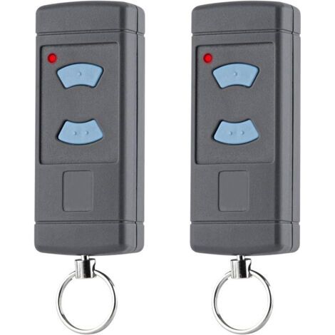 Télécommande de remplacement pour porte de garage – HSE2-868  HSM4-868  HS4-868  Émetteur portatif 868 MHz, bouton bleu, compatible avec l'ouvre-porte GARADOR Promatic (lot de 2) (1/4)