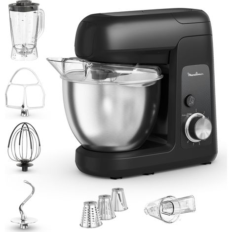 Robot pâtissier Bol 4.6 L Inox Noir (1/5)
