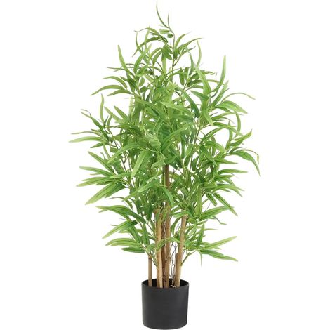 Bambou artificiel 416 feuilles 90cm (1/4)