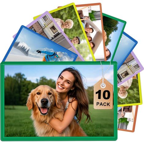 10 Pièces Cadre Photo Magnetique Frigo 10x15 cm (1/5)