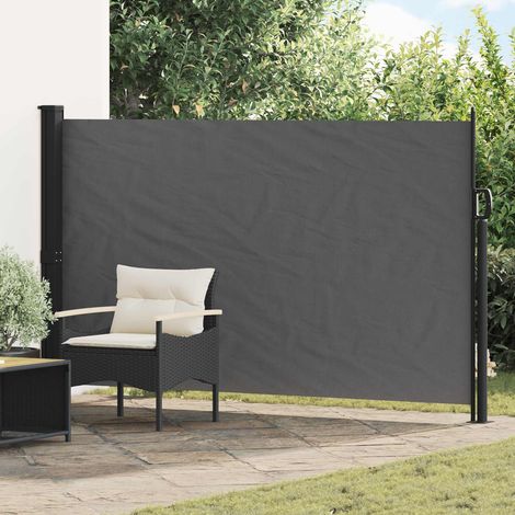 vidaXL Tenda laterale retrattile Antracite 300 x 170 cm Poliestere