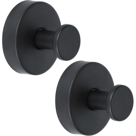 Ganchos con ventosa para ducha y baño - Ganchos para toallas para azulejos, espejos y cocinas (2 unidades) (1/5)