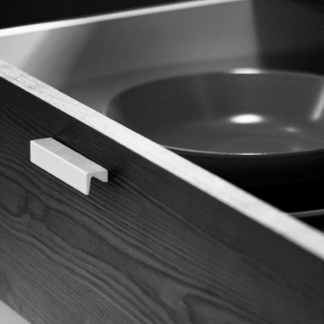 Emuca – Poignée Glasgow 64 mm – Aluminium anodisé mat – Entraxe 64 mm – Pour meubles modernes et contemporains (1/3)