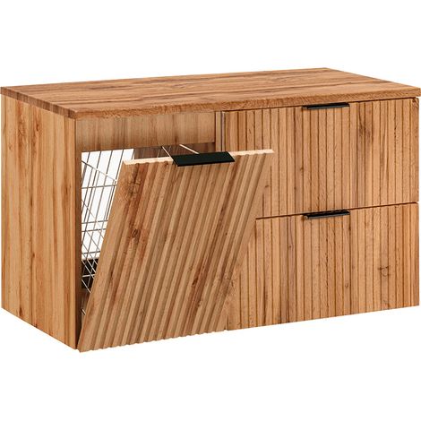 Mobile bagno senza lavabo Adriel marrone 100cm (1/4)