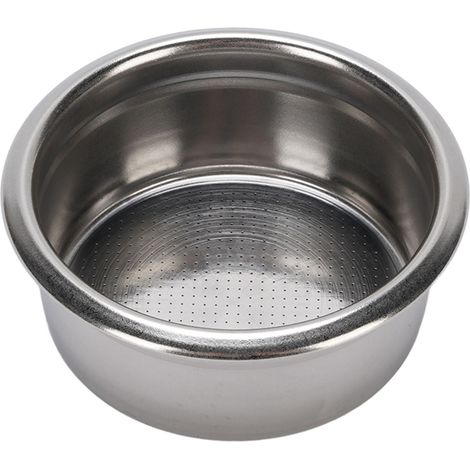 Fdit 58mm Einlagiger Kaffeesiebfilter für gleichmäßige Extraktion, ideal für Kaffeeliebhaber, hergestellt aus Edelstahl 304 (28 mm / 1,1 Zoll hoch).