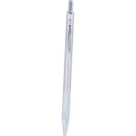 Stylo de traçage, marqueur en céramique, graveur, outil de coupe, pointe en acier au tungstène pour métal/verre, argent (1/5)