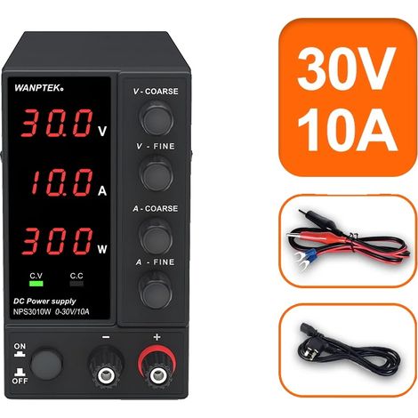 Alimentatore, regolazione della tensione regolabile, display digitale, NPS3010W a 3 cifre (1/2)