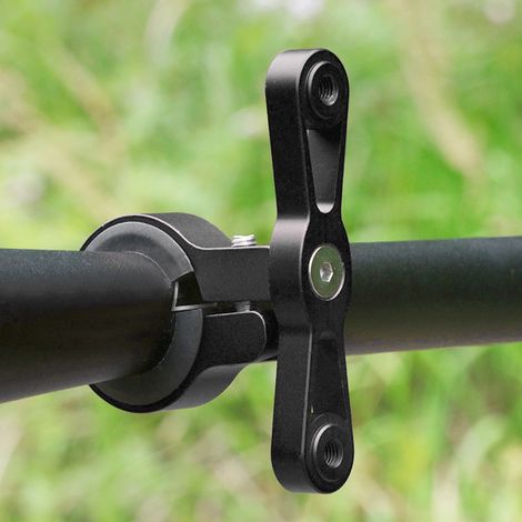 Porte-bidon vélo ajustable en aluminium pour VTT, vélo de route, guidon ou tige de selle, support de gourde léger et durable.