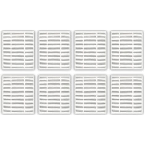 8 Pièces - Filtre HEPA - Pièce De Rechange - Compatible Robot Aspirateur Et Vadrouille - Filtration Poussière Et Pollen - Pour iRobot Roomba 104 Y0140 - Blanc-Chrom (1/5)
