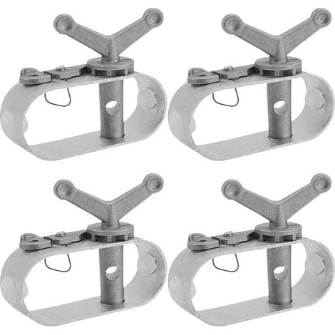 Tendeur Fil a Linge Exterieur, Tendeur Grillage, 4 Pièces Tendeur Fil a Linge, Tendeur Cable en Alliage D'aluminium, Tendeur de Fil Acier pour Bâches de Piscine, Parasols, Tentes de Camping (1/5)