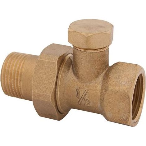 JS HEIZKOERPERVERSCHRAUBUNG MUFFE DURCHGANGSFORM,DN15,1/2",VERNICK.
