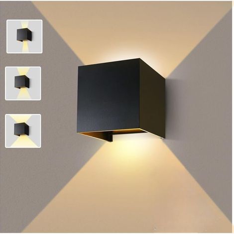 Außenwandleuchte mit verstellbarem Abstrahlwinkel, LED-Außenbeleuchtung, warmes Licht, geeignet für den Innen- und Außenbereich (1/5)