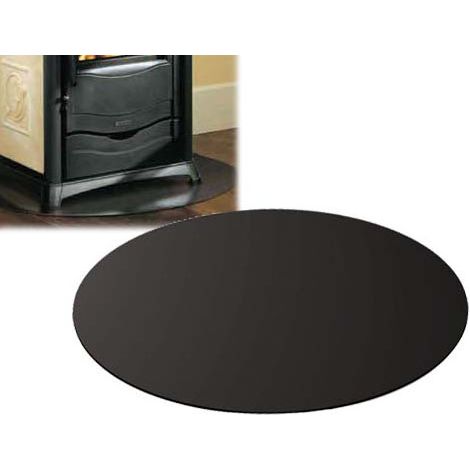 Plaque de protection ronde pour poêles et cheminées Ø 89 cm