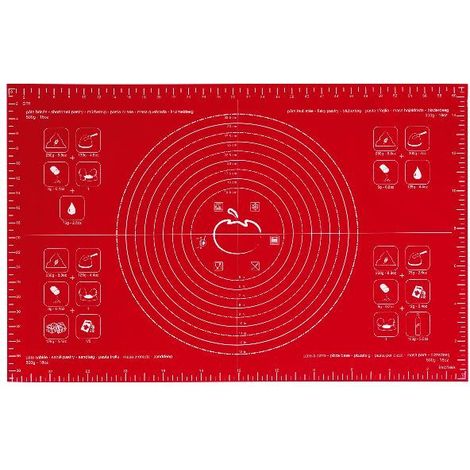 Grande Foglio da Pasticceria 60 x 40 cm Rosso - Mastrad