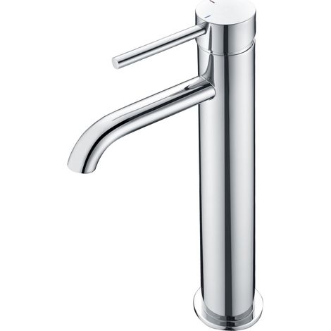 RAK Prima Tech Tall Mono Basin Mixer Tap - Chrome (1/2)
