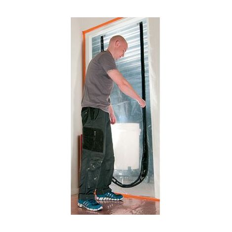 Folie Strend Pro, PF1201, Baufolie, für Türrahmen, Staubschutz für Türen, U-Zipper