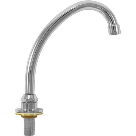 BOCCA DI EROGAZIONE ""JOTA"" A SNODO PER RUBINETTO A PEDALE 1/2"" - H.185 mm