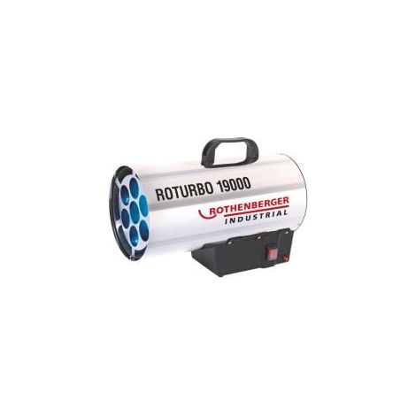 ROTHENBERGER  Industrial  Cañón  de  calor  ROTURBO  19000  con  piezo  incl.  manguera  y  regulador  -  1500000051
