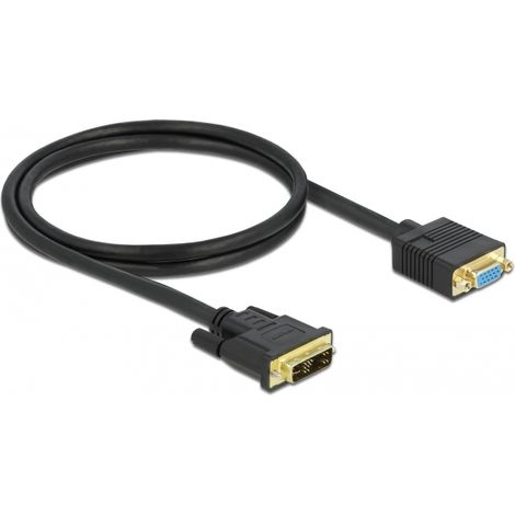 DeLOCK Cable DVI 12+5 macho a VGA hembra 1 m (1/3)
