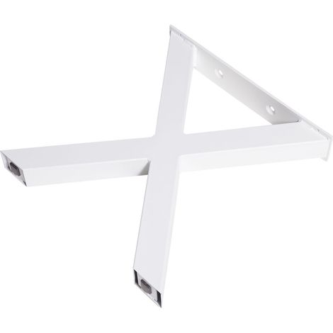 Dieda Bankgestell X-Form weiß Maße (L x B x H) 420 x 400 x 70 mm Tischbeine