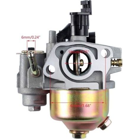 NALOOKAMIC Compatible avec le carburateur Gx160 pour Honda GX120 GX160 GX200 5,5 HP 6,5 HP Petit moteur carburateur (1/4)
