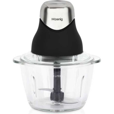 Hkoenig LEO8 Mini-Häcksler in Matt-Schwarz und Chrom (1/3)