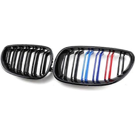 Frontstoßstangengrill im Rennsport-Design für BMW E60 E61 5er M5 520i 535i 550i (2004–2009) – Doppellamellen-Ersatzgrill im M-Look