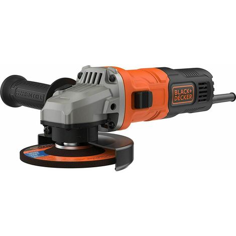 Smerigliatrice Angolare 115 BLACK & DECKER - 710 W BEG010-QS + 5 Dischi + Guanti (1/10)