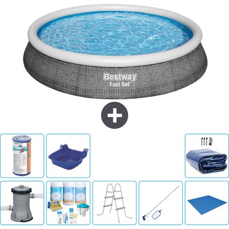 Bestway Bestway Fast Set Ronde - 396x84 cm - 9-pièces S21459 (1/5)