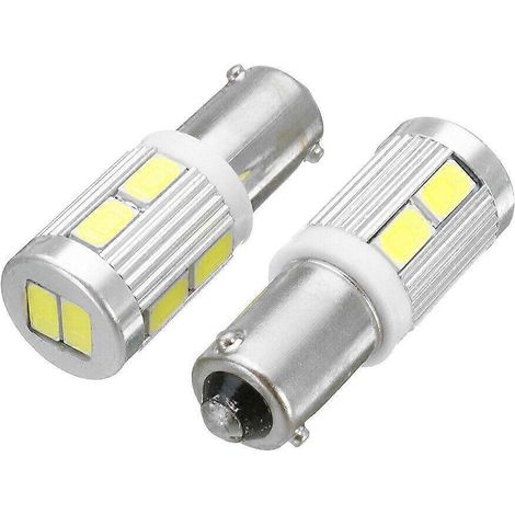 2 ampoules LED BAX9s H6W 10 SMD 10 W blanches pour feux de stationnement latéraux BMW Série 3 F30 F31 (1/5)