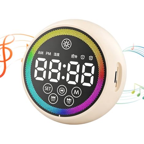 Horloge De Bureau Son Puissant Et Rechargeable (1/5)