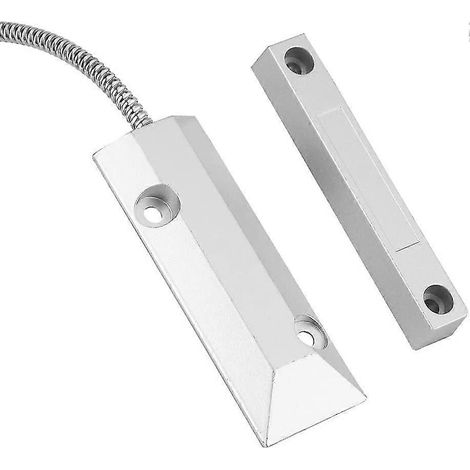 Détecteur de contact magnétique filaire pour porte ou fenêtre métallique, alarme domestique (1/5)