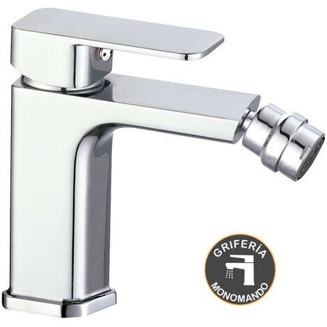 Kibath Grifo de Bidet monomando CHE acabado CROMO brillo fabricado en latón (1/4)