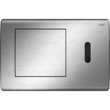 Tece TECEplanus - Commande électronique de chasse d'eau, alimentation depuis pile, inox 9240350 (1/2)